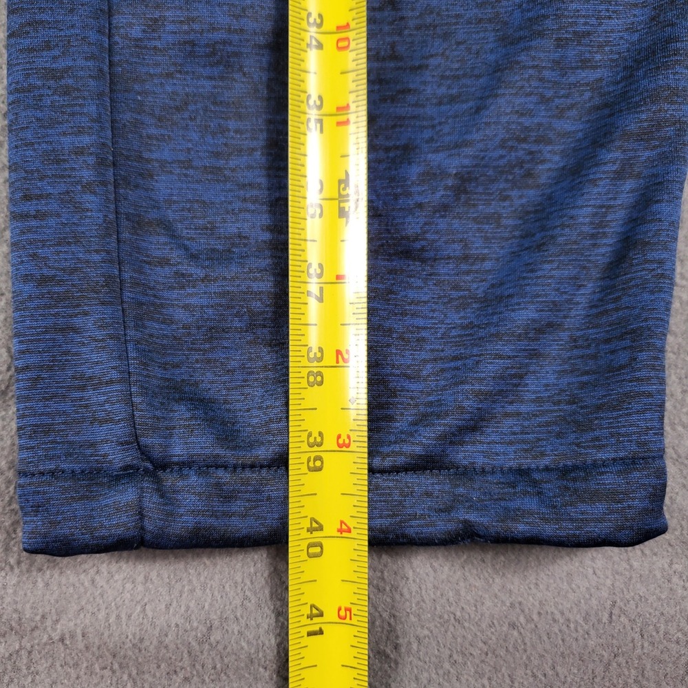 AND1 Mens Blue‎ Space Dye Performance Joggers XL Fleece Line Bungee Hem flaw - Picture 5 of 10